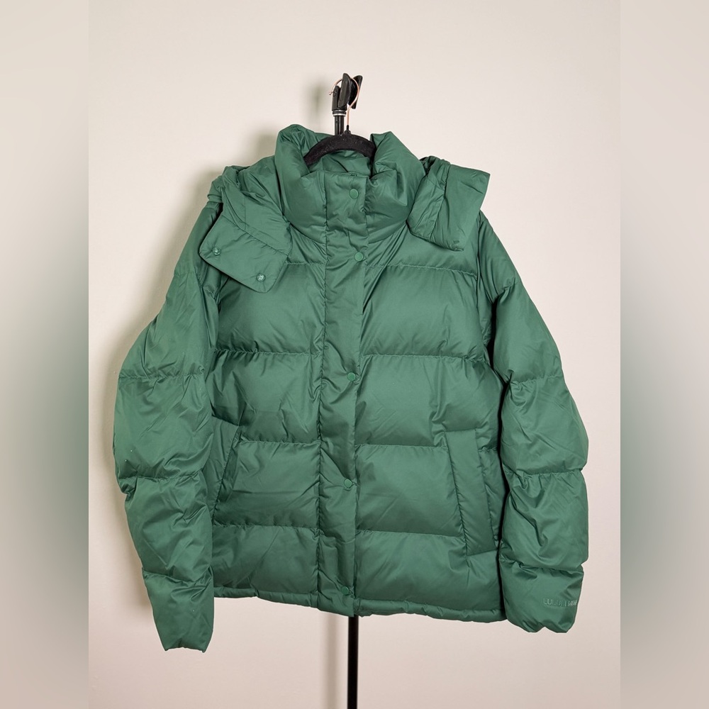 NWOT New Lululemon Wunder Puff Jacket Everglade Green
